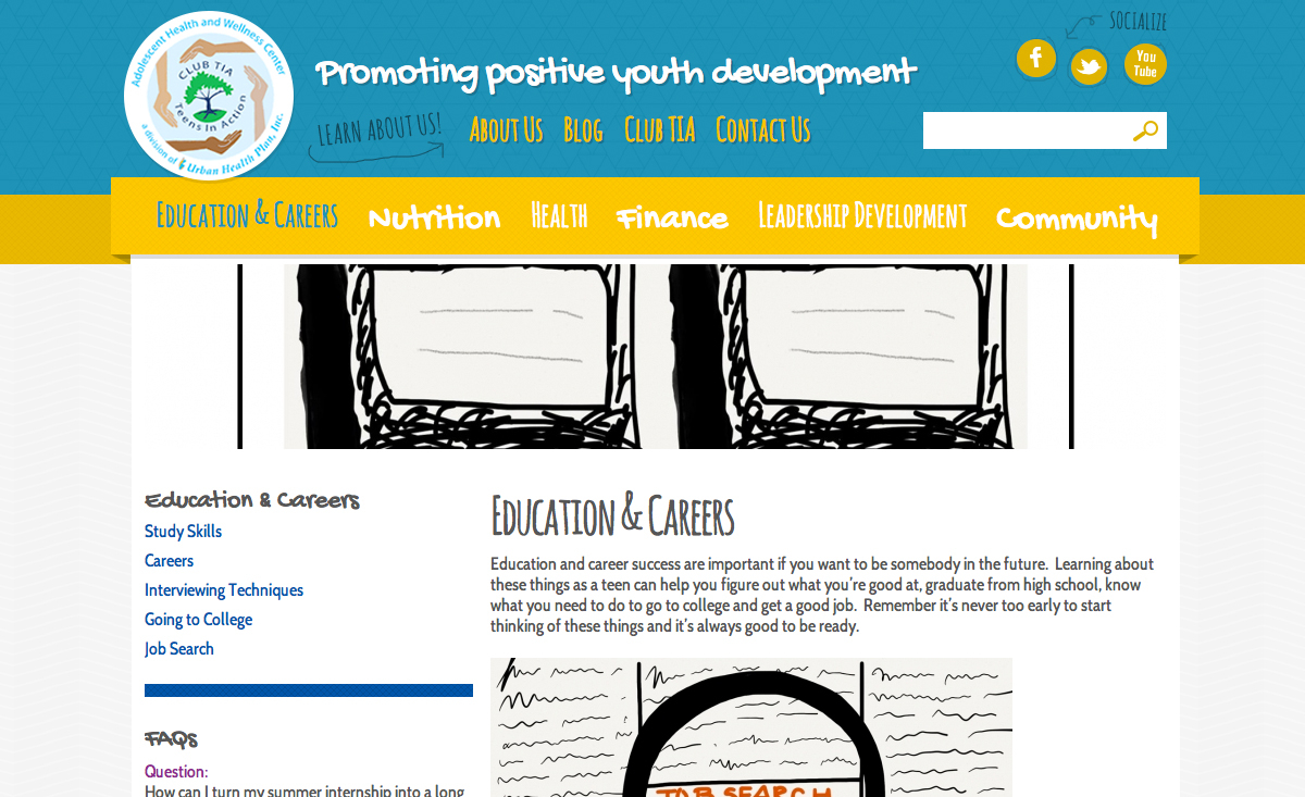 Club TIA. Promoting positive youth dvelopment.